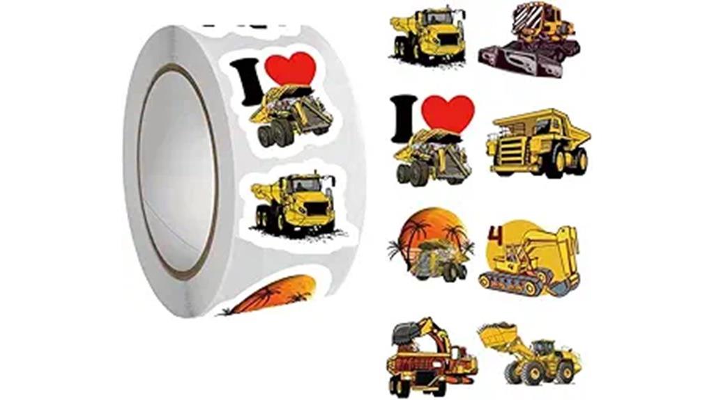 heavy truck sticker set
