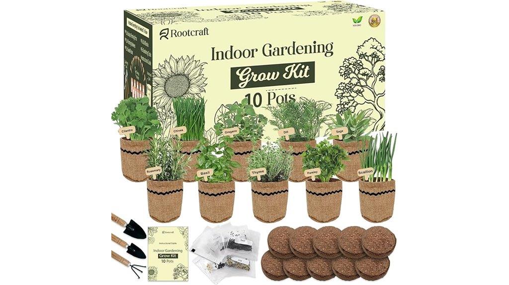 indoor herb garden kit