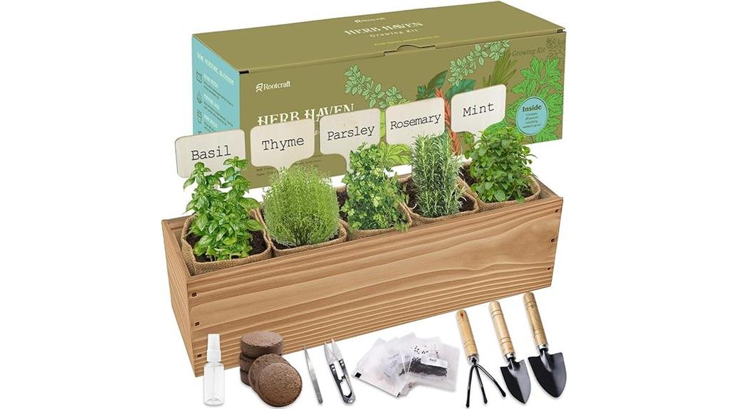 indoor herb garden set