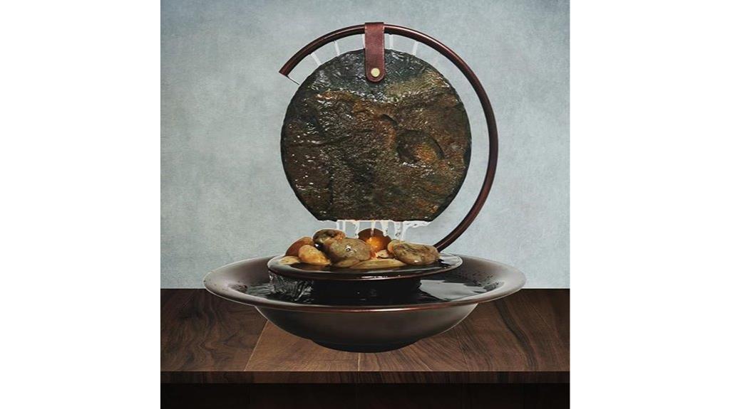 indoor waterfall moon fountain