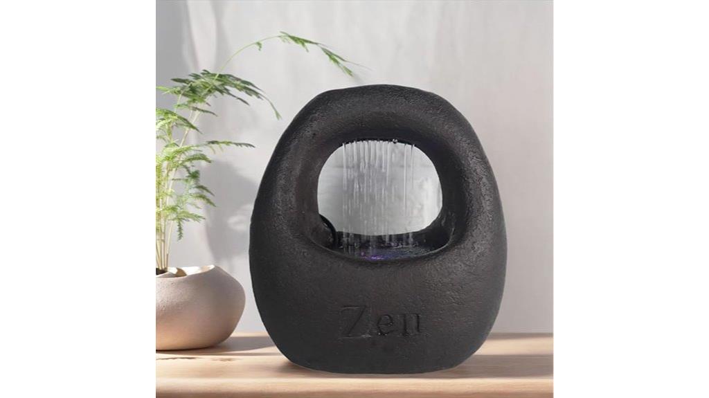 indoor zen waterfall fountain