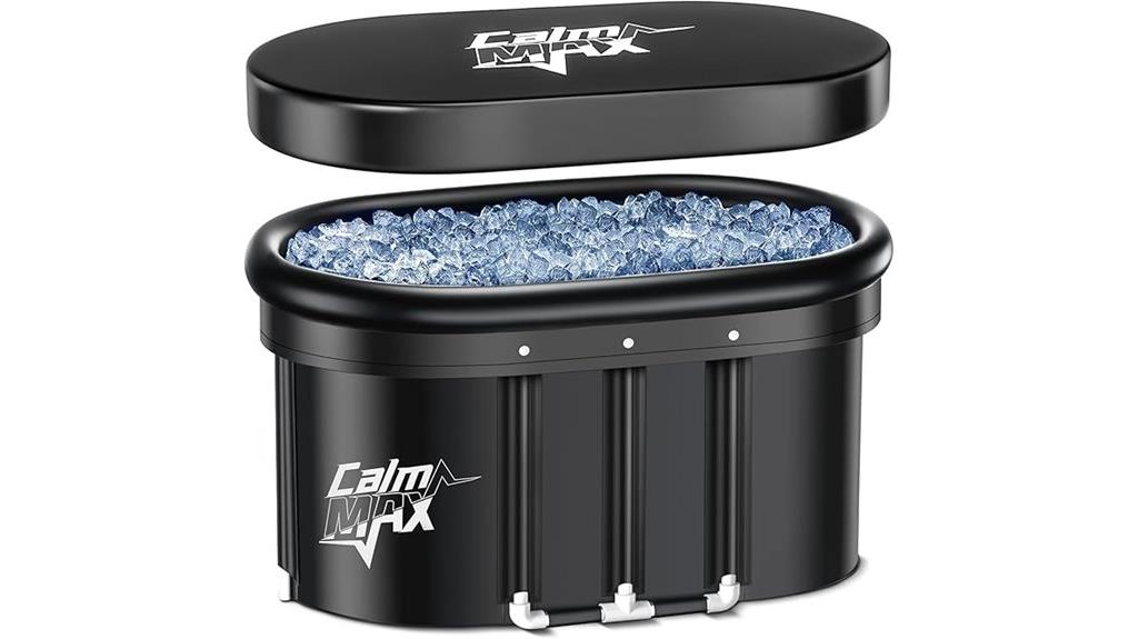 inflatable oval ice bath