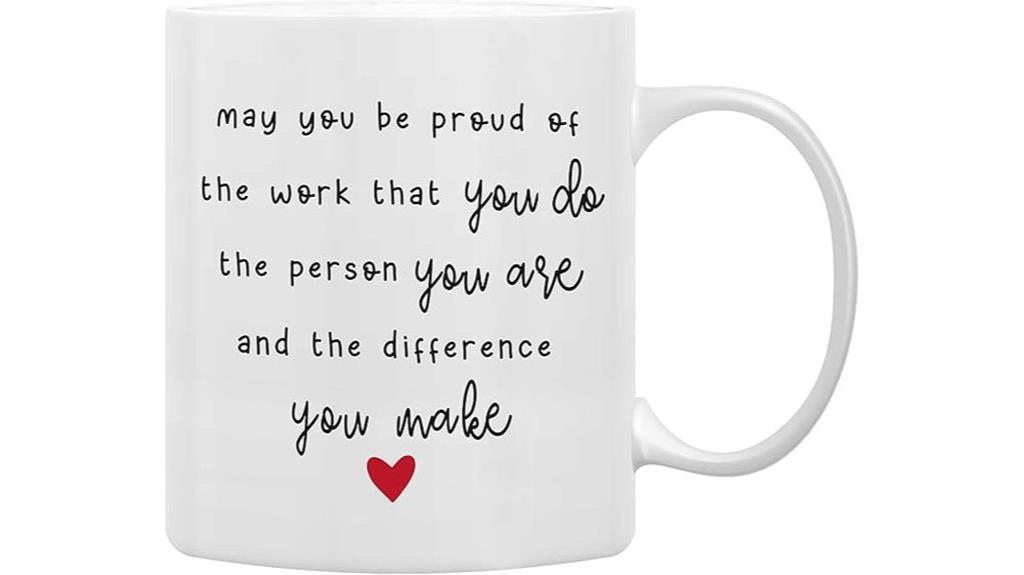 inspirational coffee mug gift