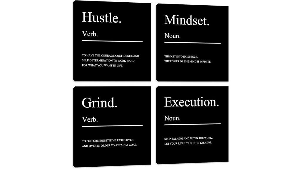 inspirational wall art set