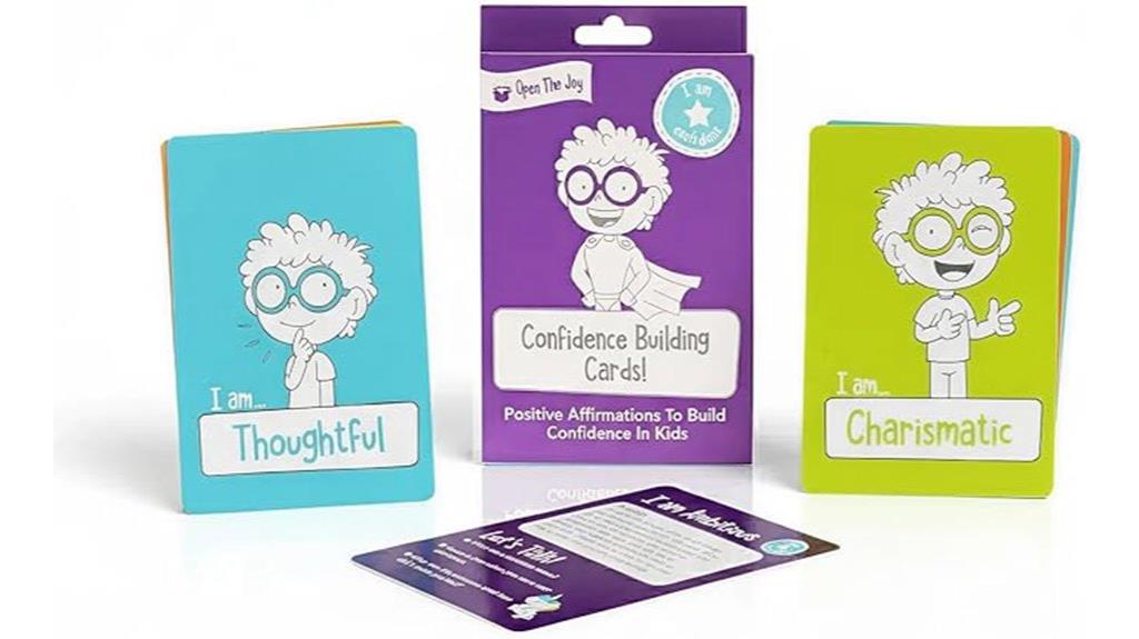 kids confidence building cards