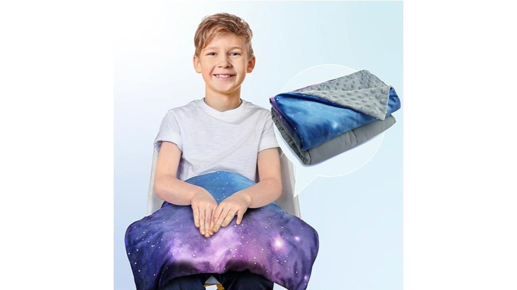 kids weighted lap blanket