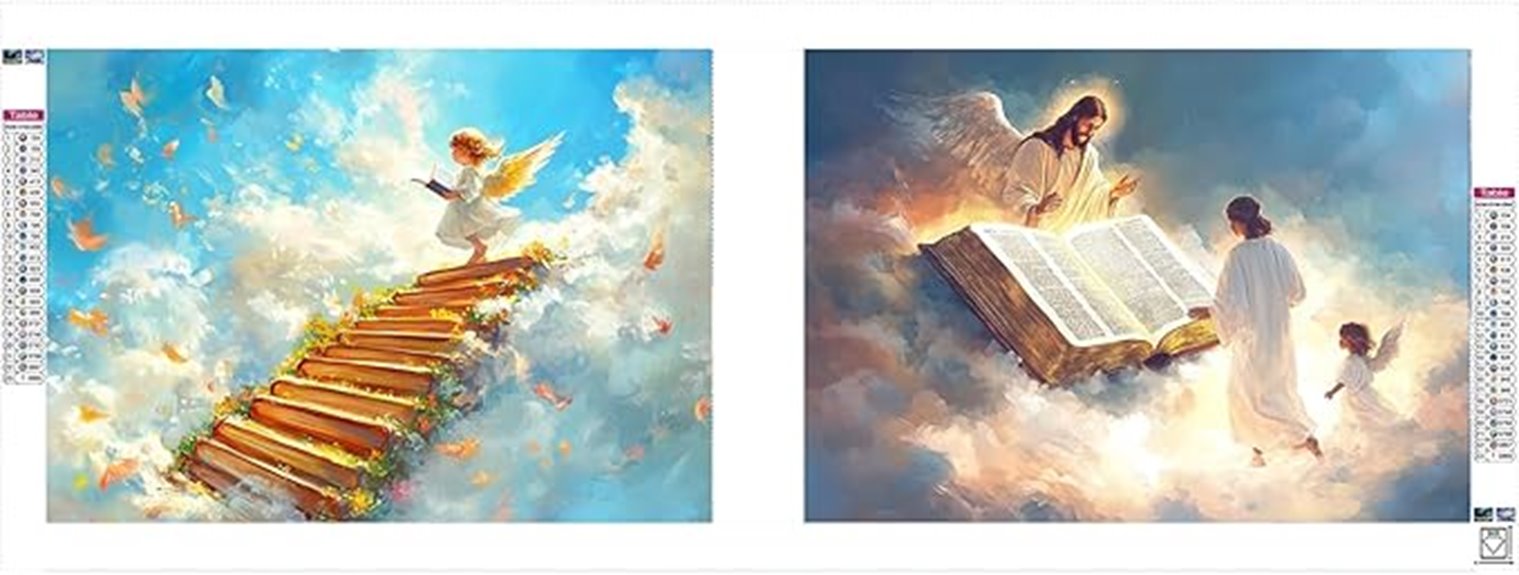 large angel diamond art