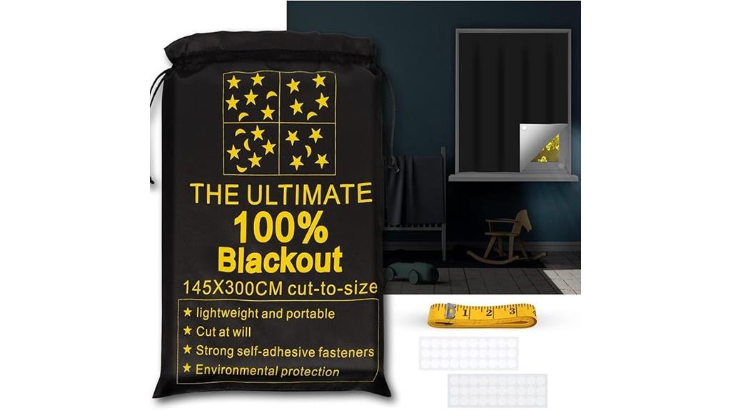large portable blackout curtains