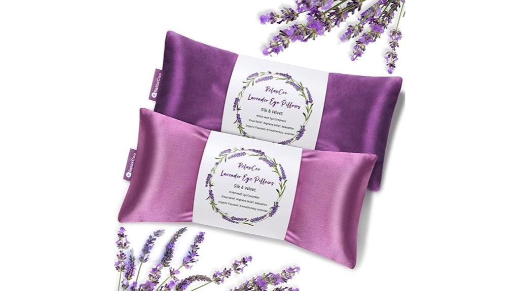 lavender eye pillow set