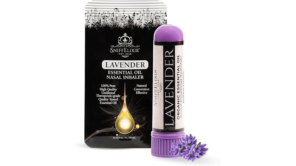 lavender nasal inhaler therapy