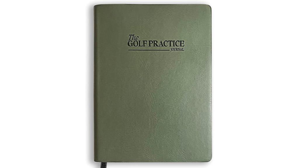 leather golf yardage tracker