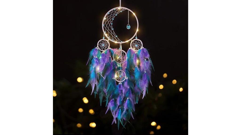 led dream catcher decor