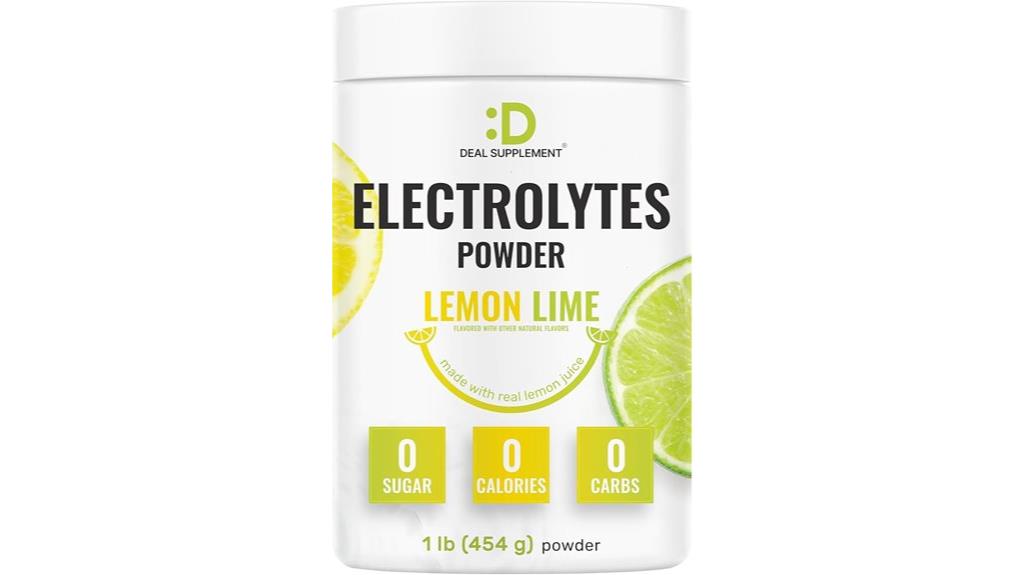 lemon lime electrolyte powder