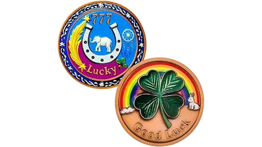 lucky coin charm protection