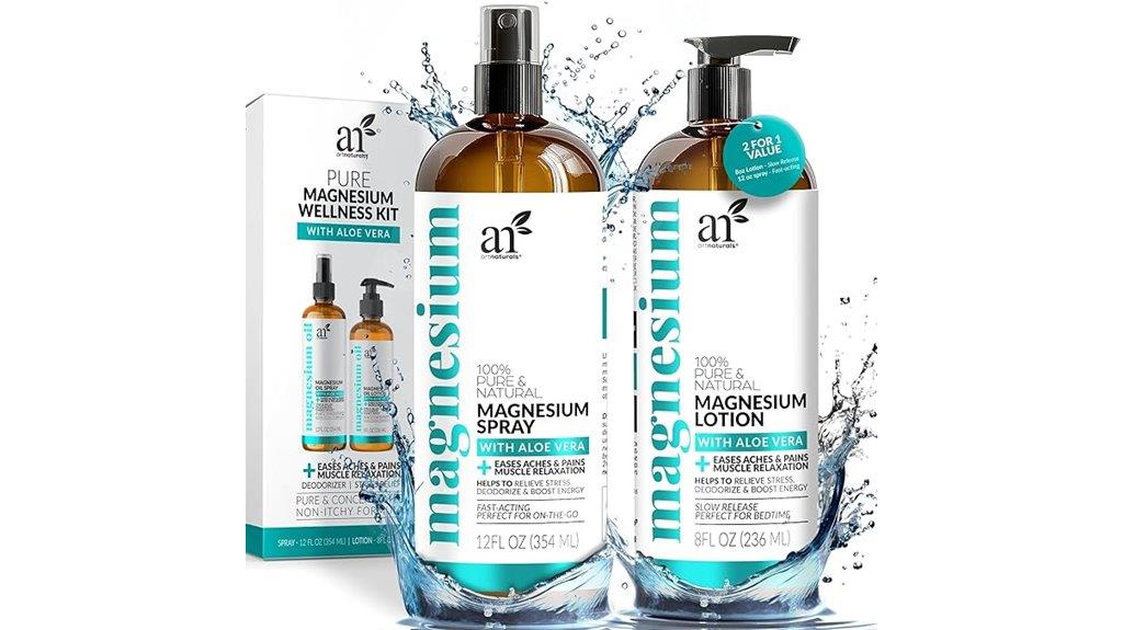 magnesium oil and lotion
