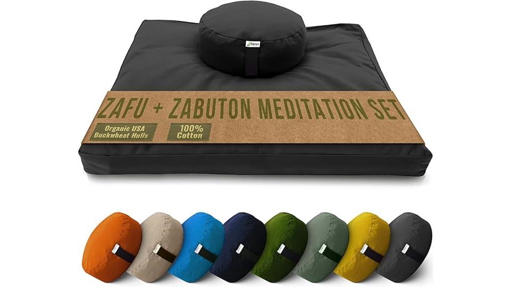 meditation cushion set package