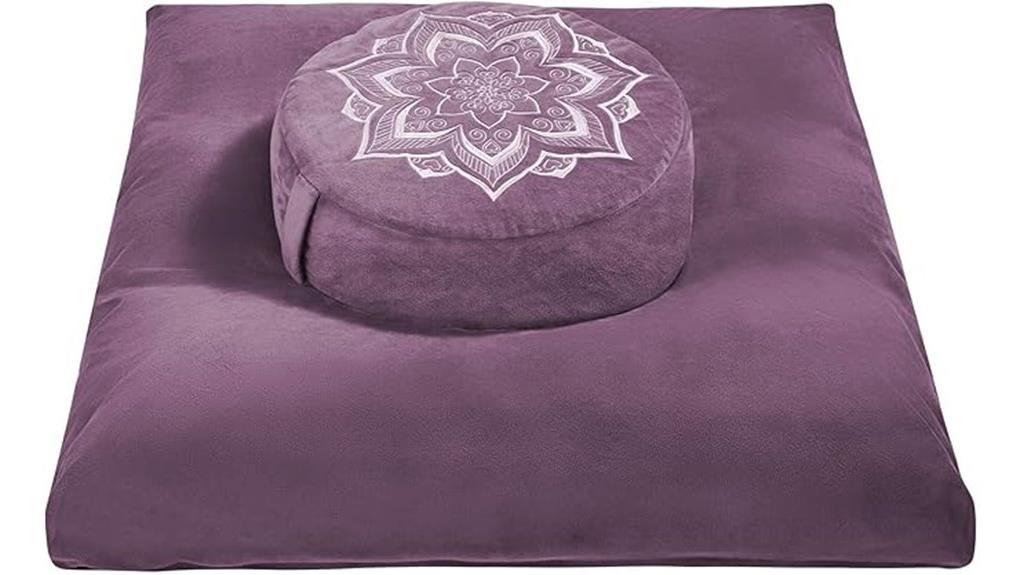 meditation cushion with fillings