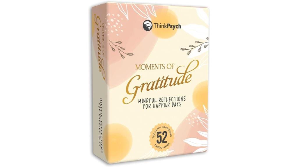 mindfulness gratitude reflection cards