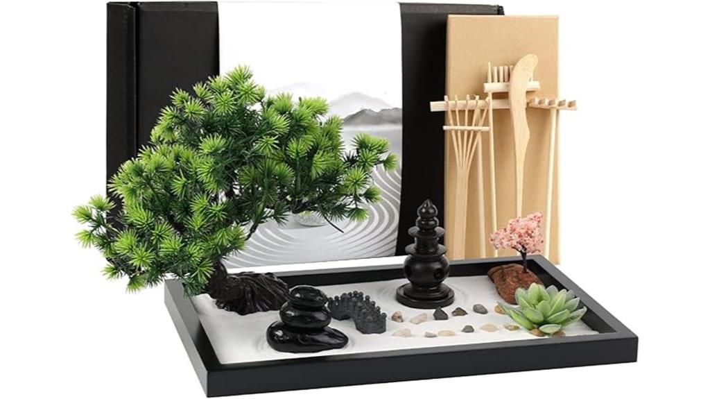 miniature tranquil desk oasis