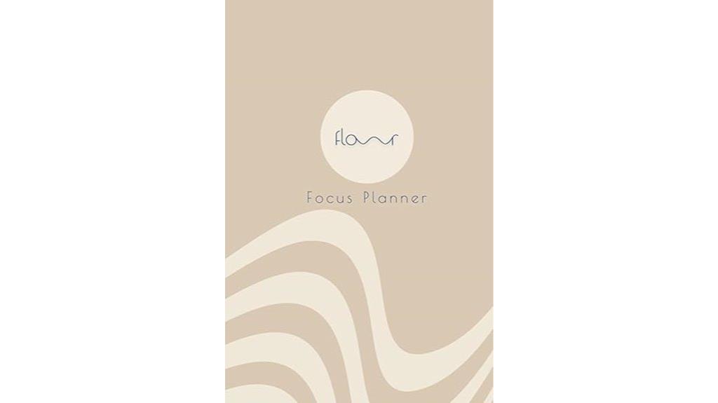 minimalist monthly productivity planner