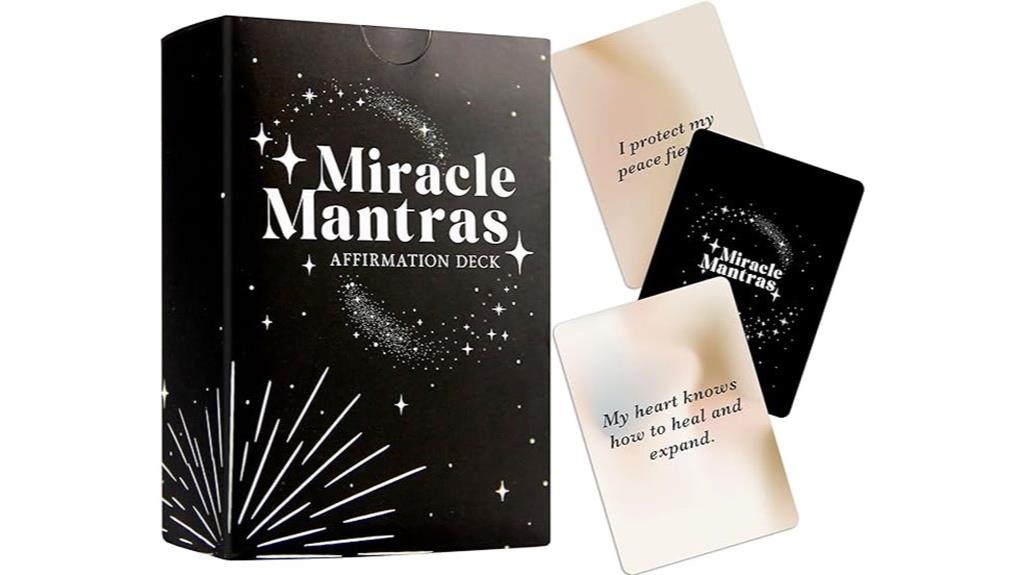 miracle mantras affirmation deck