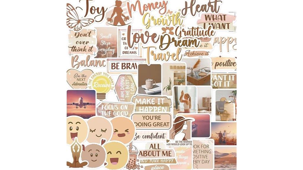 motivational quote decal pack