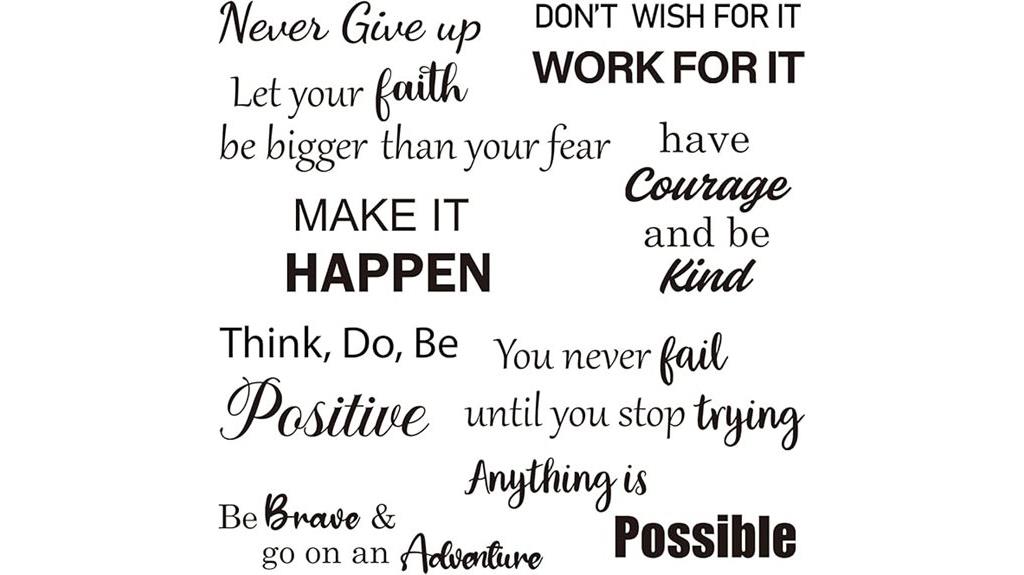 motivational quotes for decor