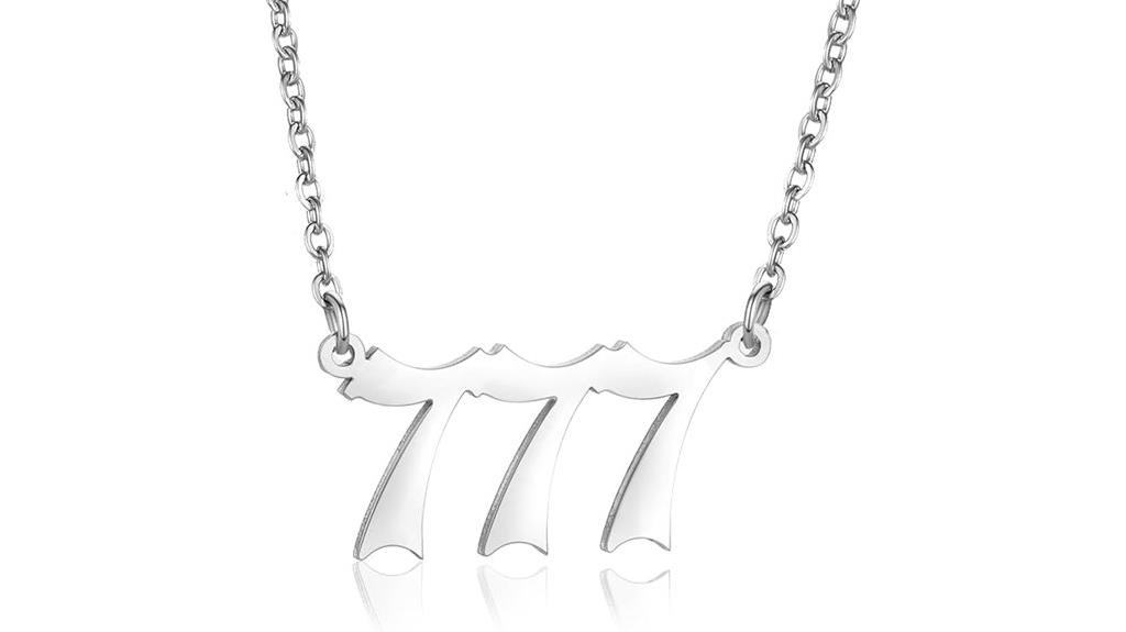 numerology angel necklace