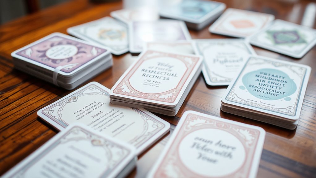 personalized reflective card features