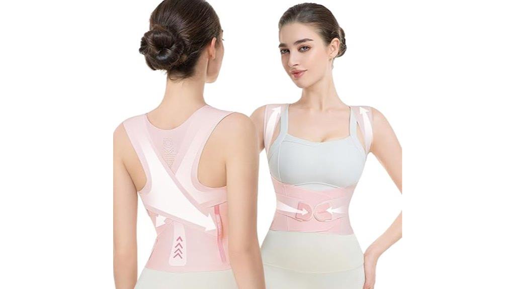 pink medium posture corrector