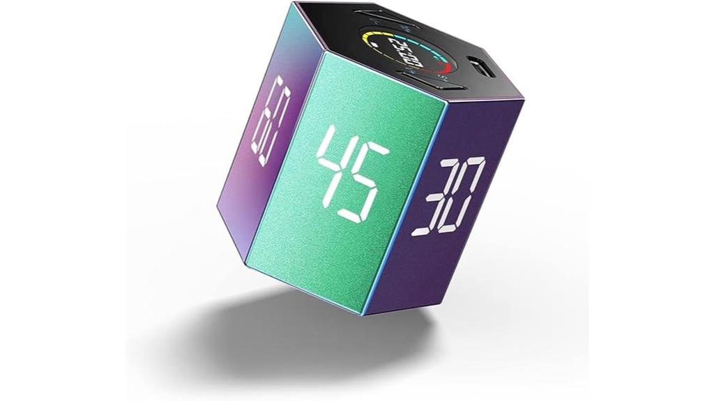 pomodoro productivity timer cube
