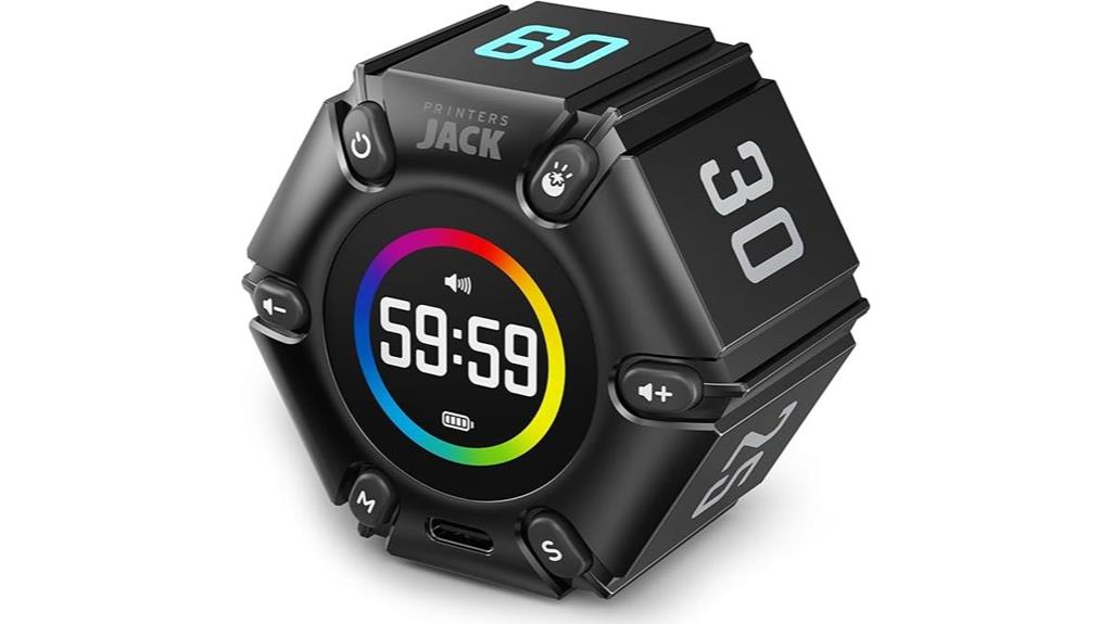 pomodoro timer productivity cube