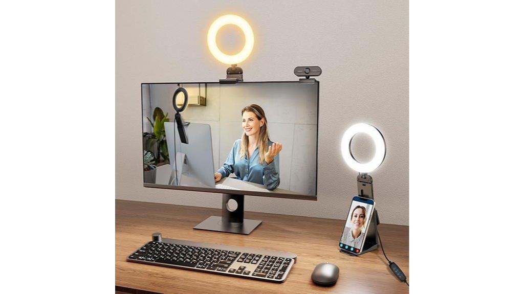 portable 5 inch clip on light