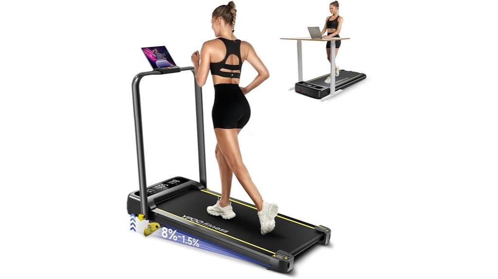 portable incline foldable treadmill