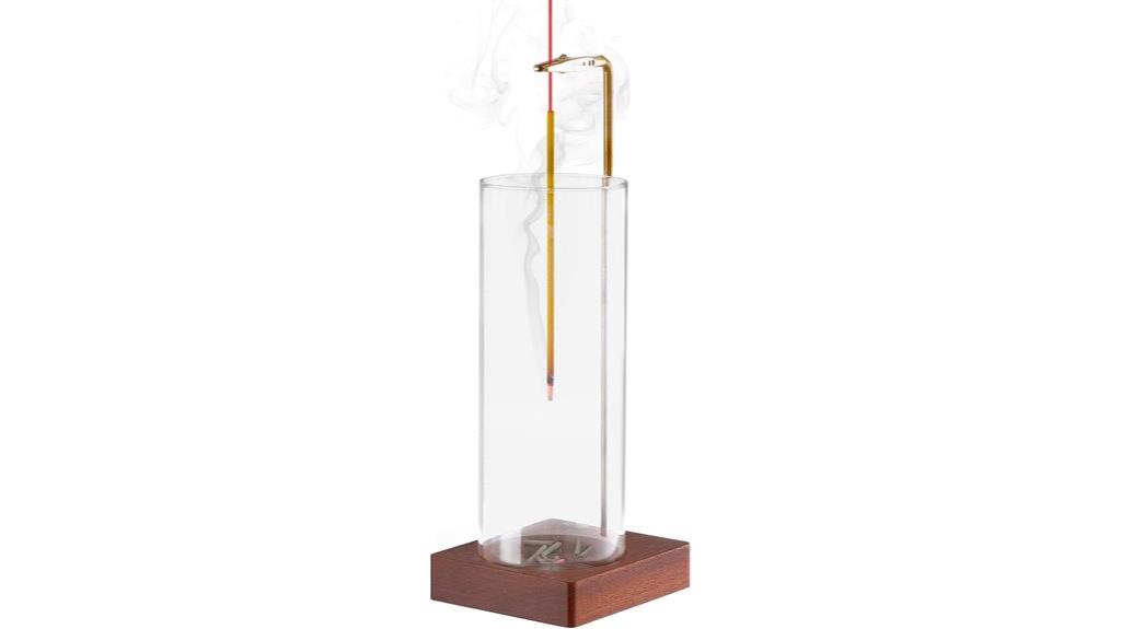 removable glass ash catcher