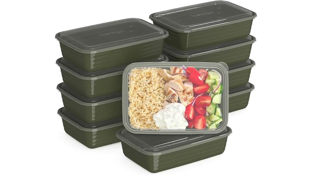 reusable 20 piece meal containers