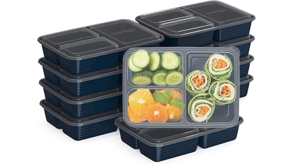 reusable 20 piece meal containers