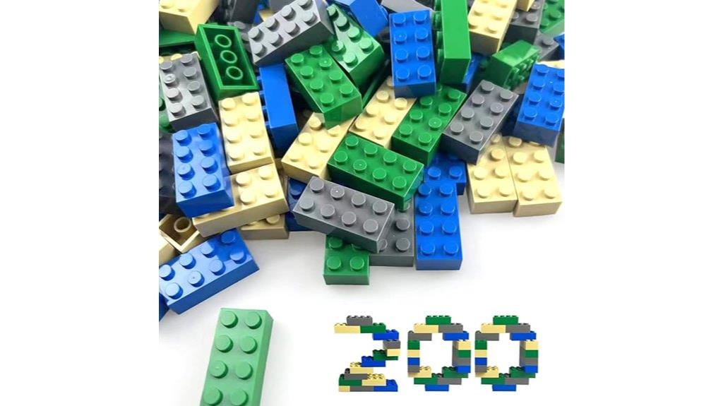 set of 200 classic building bricks