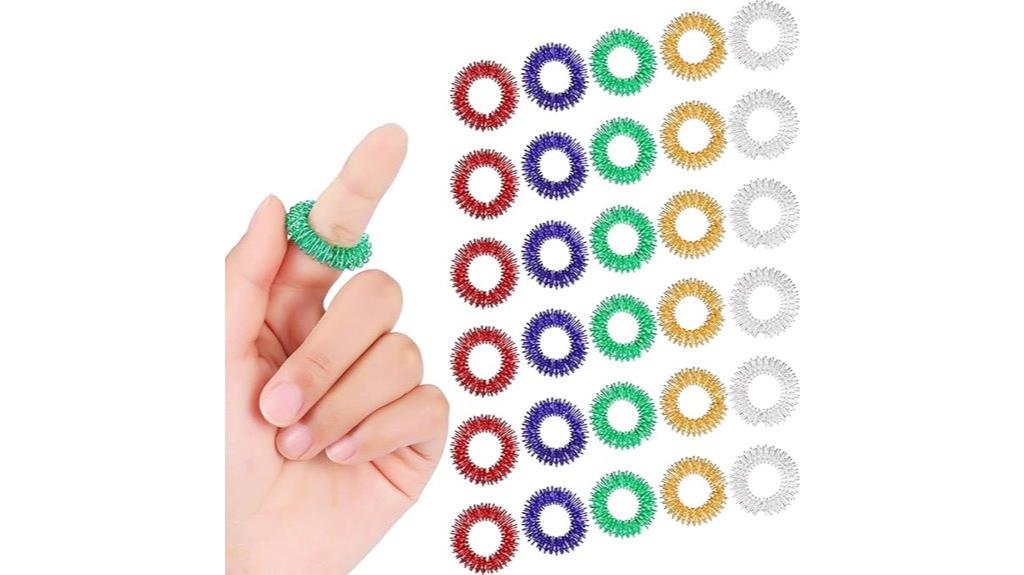set of 50 fidget rings