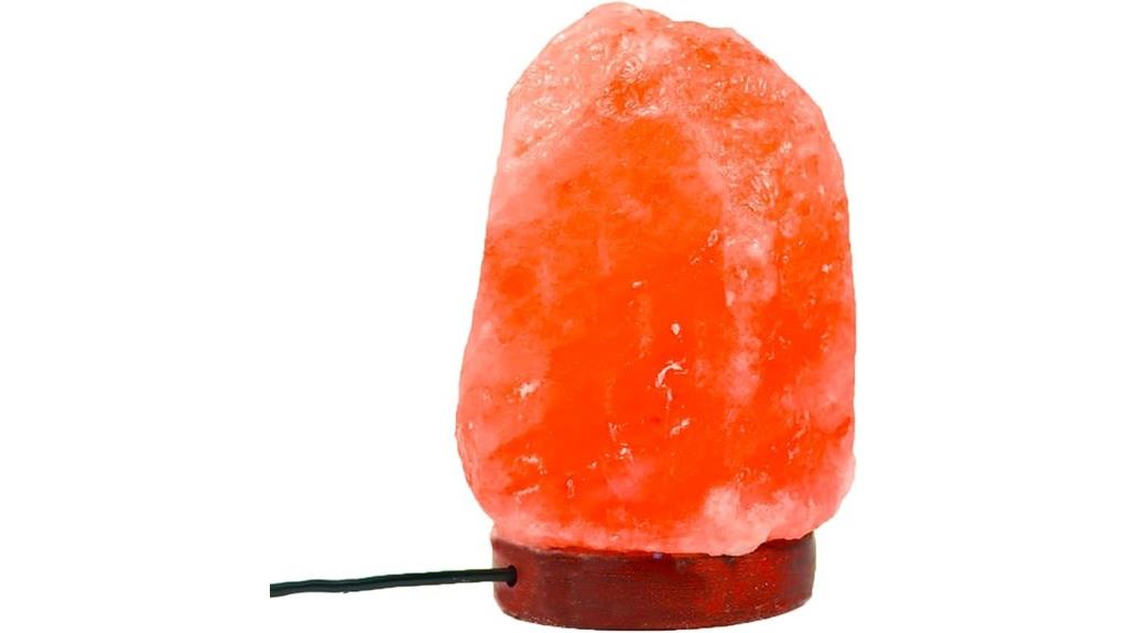 seven color salt lamp