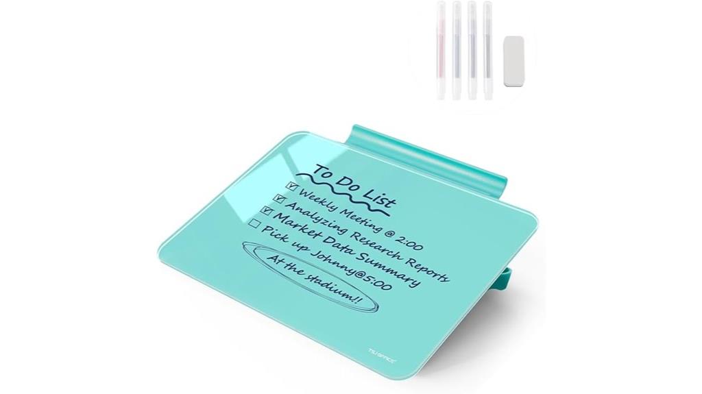 small whiteboard with stand