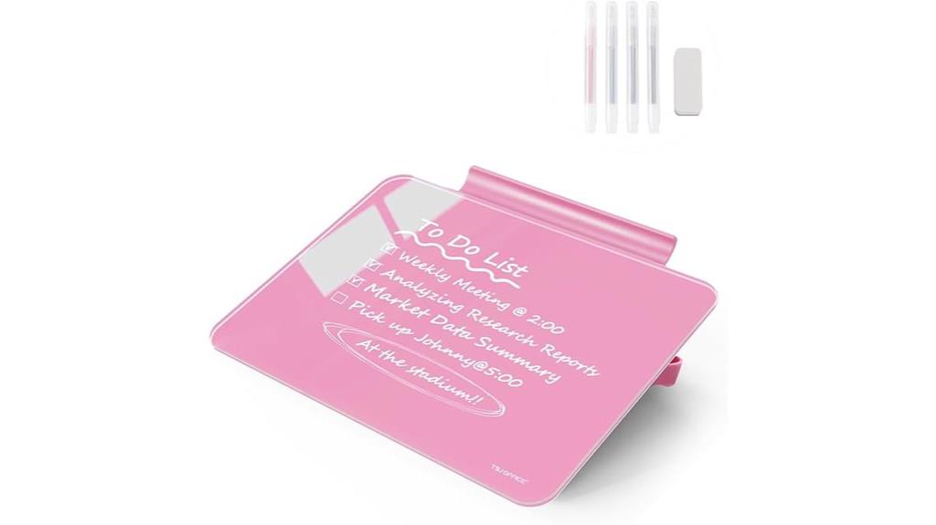 small whiteboard with stand