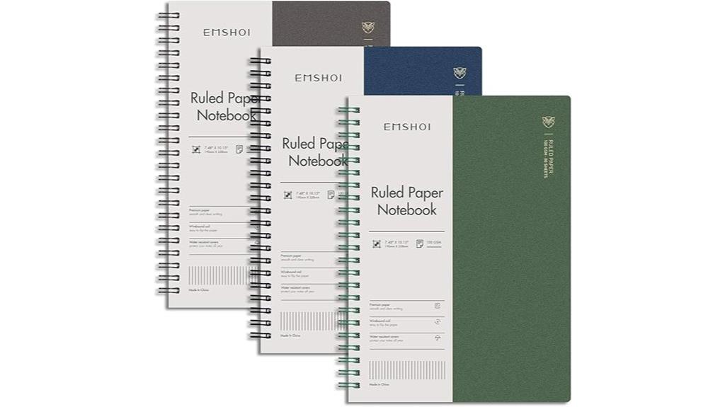 spiral b5 notebook set