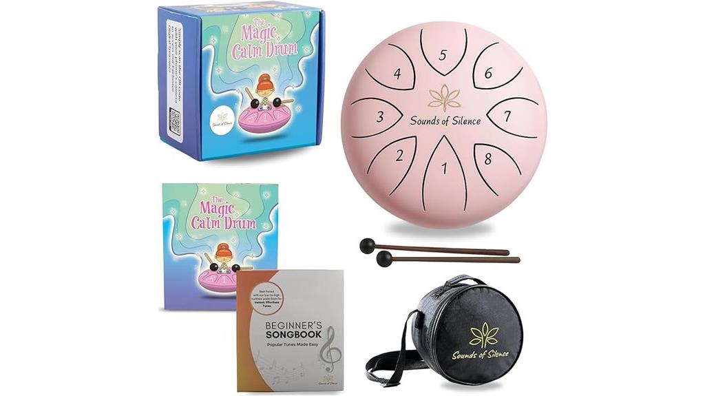 steel handpan with songbook