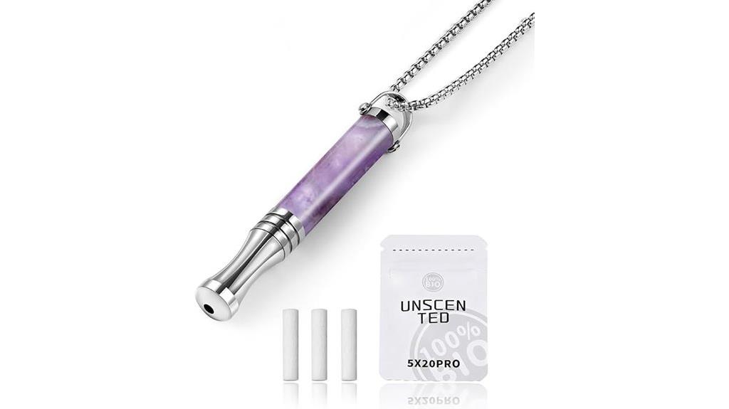 stress relief breath necklace