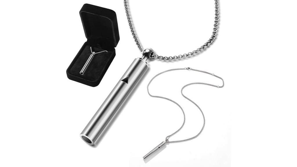 stress relief breathing necklace