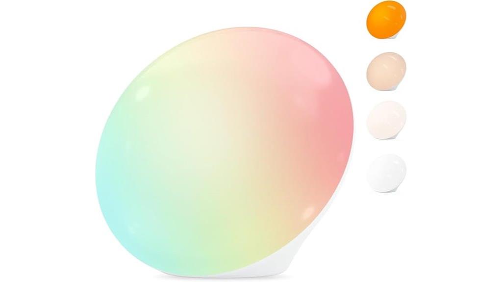 sun lamp with multiple colors