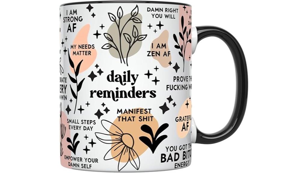 swear word affirmation mug