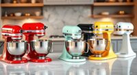 top kitchenaid mixer colors