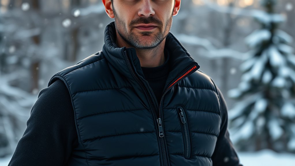 top men s heated winter vests